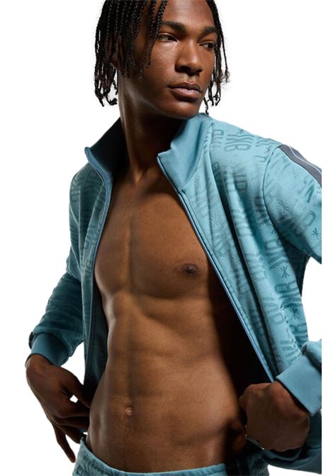 FELPA DA UOMO LOGATA CON ZIP BIKKEMBERGS | Maglie | BMF0034 K00382025